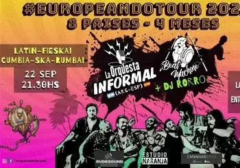 La Orquesta Informal (Arg/Esp) + DJ RORRO *Cumbia,Ska,Rumba, y más* en Madrid