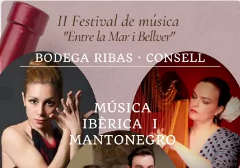 Música Ibèrica i Mantonegro - Bodega Ribas, Consell - VOICELLO, H. Garreta ARPA i S. García DANSA