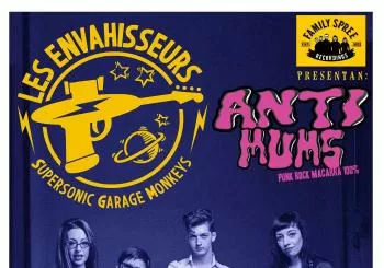 Les Envahisseurs (Montreal) y Anti Mums (sala Kominsky) en Vigo