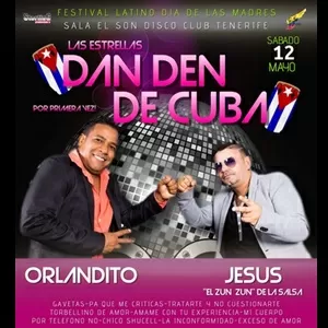 Las estrellas Danden, Orlandito y Jesús 