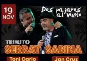 DOS PÁJAROS AL VUELO - TRIBUTO SERRAT & SABINA CON LA BIG BAND DE ATARFE en GRANADA