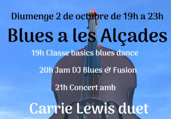 Blues a les Alçades con Carrie Lewis Duet en Barcelona