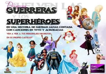 PRINCESAS GUERRERAS y SUPERHÉROES en Tenerife