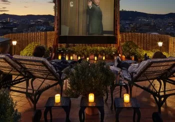 El Palace Barcelona: open air roof top cinema