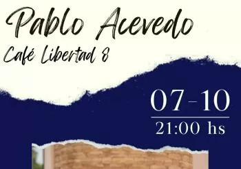 Pablo Acevedo en Libertad 8! 07/10 en Madrid