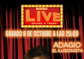 ADAGIO: EL ILUSIONISTA - SESIÓN FAMILIAR DE MAGIA 8 DE OCTUBRE A LAS 20:00 en CALAFELL