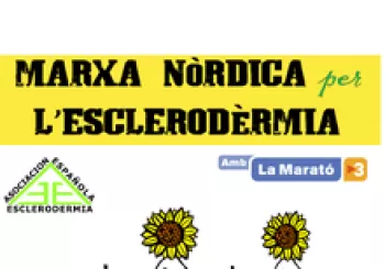  Marxa Nòrdica per l'Esclerodèrmia, amb la Marató de TV3. En Mollet del Vallès