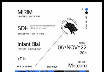 SDH + M!R!M! + INFANT BLAI en Barcelona