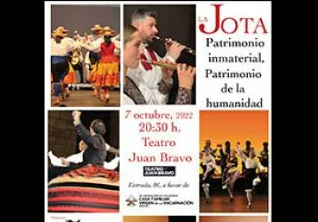 LA JOTA PATRIMONIO INMATERIAL, PATRIMONIO DE LA HUMANIDAD - GRUPOS DE DANZA LA ESTEVA en Segovia