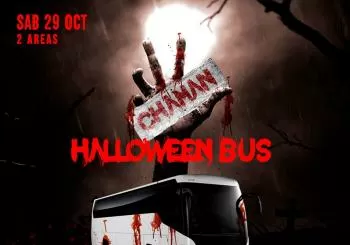 BUS HALLOWEEN en Los Escullos