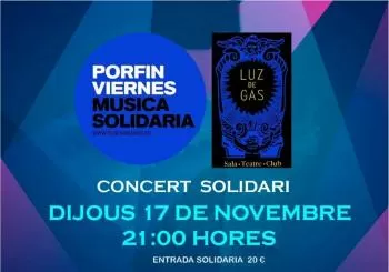 Boscana Concert Solidari PorFinViernes en Barcelona