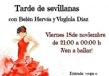 Tardeo de sevillanas con Belén Hervás y Virginia Díaz en Pamplona