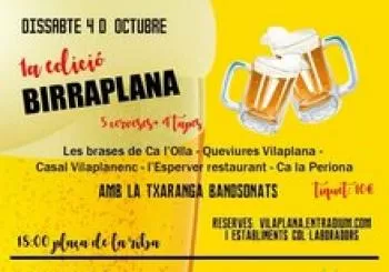 Birraplana amb la Txaranga BandSonats. En Vilaplana