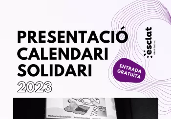 Presentació Calendari Solidari Esclat 2023 en Barcelona