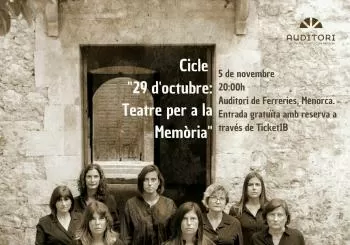 29 d'octubre: Teatre per a la memòria / Fragments a Mallorca durant la Guerra Civil en Sant Francesc, Formentera