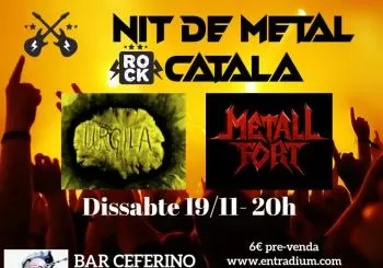 Concert: Urgila+ Metall Fort en Barcelona