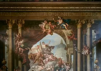 The Painted Hall at the Old Royal Naval College en London