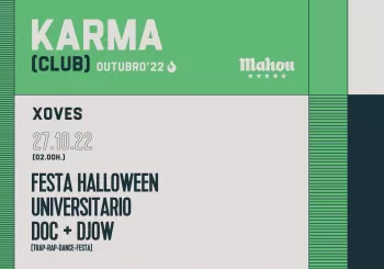 FIESTA HALLOWEEN UNIVERSITARIO SALA KARMA en Pontevedra