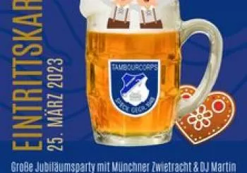 75 Jahre Tambourcorps Speck - Märzenfest mit Münchner Zwietracht & DJ Martin en NEUSS