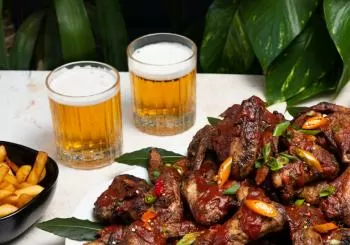 Bottomless Wings and Booze on Tola Roof Terrace en London