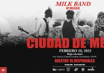 MILK Band EP Release en Bajo Circuito en CDMX Ciudad de Mexico