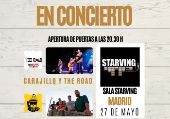 CARAJILLO + THE ROAD EN CONCIERTO en Madrid