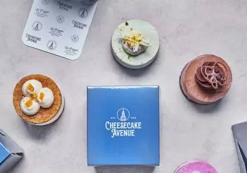 Pack de mini cheesecakes de sabores en Cheesecake Avenue en Madrid