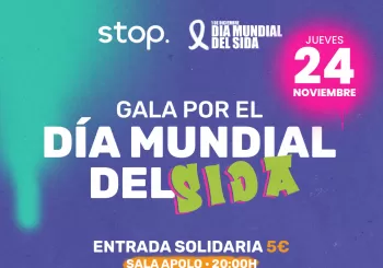 Gala por el Día Mundial del Sida de ONG Stop (Stop Sida) en Barcelona