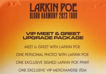 Larkin Poe VIP Meet & Greet Upgrade Package - Cologne, Germany en Köln-Mülheim