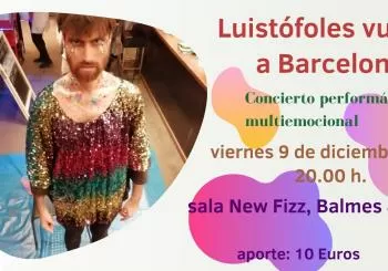 Performance Luistófoles en Barcelona