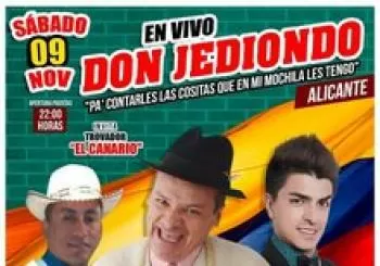DON JEDIONDO Y SERGIO ZIROGA EN ALICANTE/ MAGIA Y HUMOR COLOMBIANO EN EL MISMO ESCENARIO