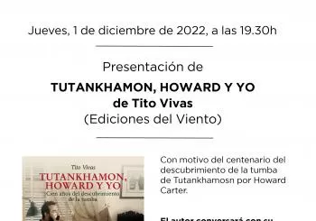 Presentación 'Tutankhamon, Howard y yo', de Tito Vivas en Madrid