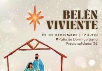 Belén Viviente Salesianos Trinidad Navidad 2022 en SEVILLA