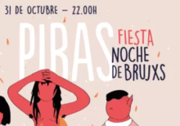 Fiesta noche de Brujxs. En barcelona