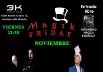 Magia en la Sala 3K mes de Noviembre. En Madrid