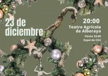 CABARET Nº73 DE NAVIDAD DE LA AVC EN EL TEATRO AGRÍCOLA DE ALBORAYA en Valencia