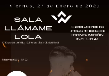 Vuelve ALEEXRUUZ a CIUDAD REAL, (SÁLA LLAMAME LOLA)
