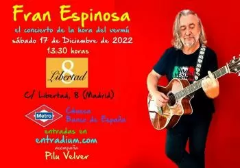 Fran Espinosa, el concierto del vermú en Madrid