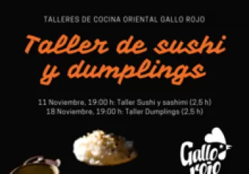 Taller de Dumplings y Pan Bao. En Sevilla
