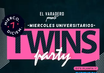 Twins Party en El Varadero en Playa de Gandia