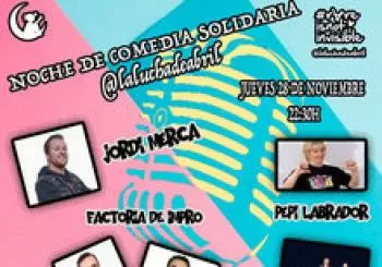 Monólogos solidarios La Lucha de Abril. En Badalona