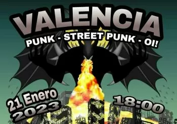 CONCIERTO PUNK OI!! KRDIAKOS+POTA EN LA SOPA+HARD LIFE Valencia