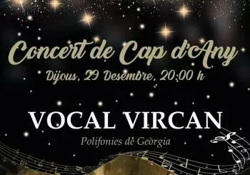Vocal Vircan concierto fin de año en Sant Joan d'Espi