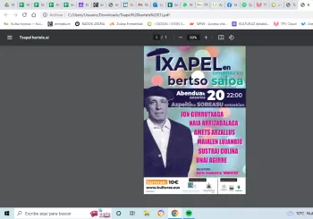 TXAPELen omenezko bertso saioa en Azpeitia