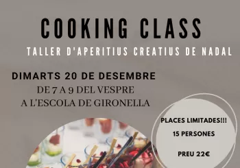 Projecte Health-G! Taller d'aperitius creatius de Nadal en Gironella
