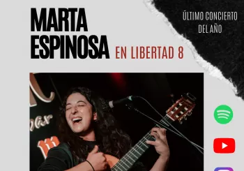 MARTA ESPINOSA (CON ELBA PUERTA AL VIOLÍN) EN LIBERTAD 8 en Madrid