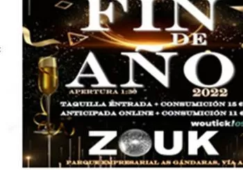 FIN DE AÑO en ZOUK en Lugo