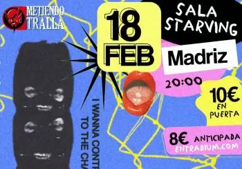 FØSA+PAÜRA+LA RAGE: Sala Starving Madrid