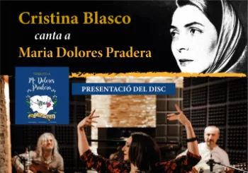 CRISTINA BLASCO CANTA A Mª DOLORES PRADERA en Cullera