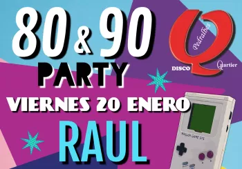 RAUL ORELLANA FIESTA 80 & 90 en BARCELONA